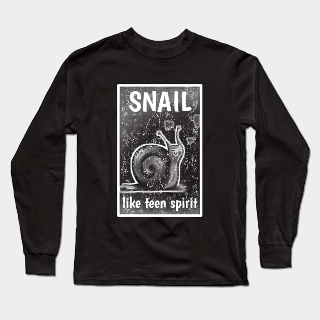Snail Like Teen Spirit Long Sleeve T-Shirt by radeckari25